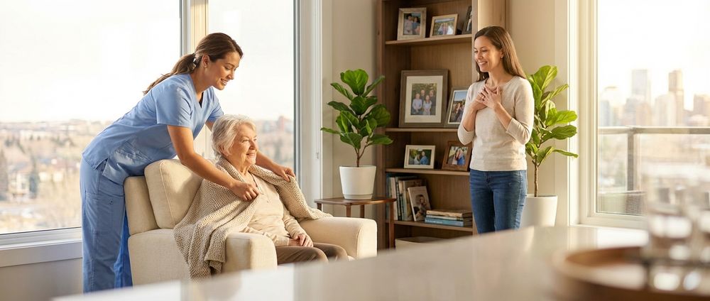 How In-Home Support Services Reduce Stress for Family Caregivers in Calgary